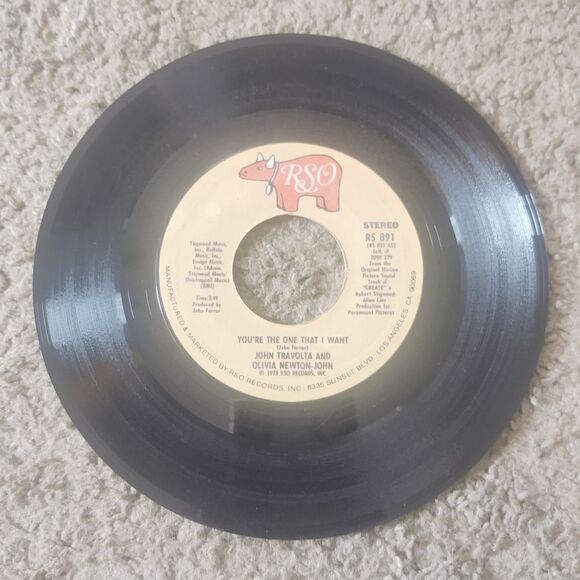 Grease Soundtrack John Travolta Olivia Newton John - You're The One That I Want - Picture 3 of 3
